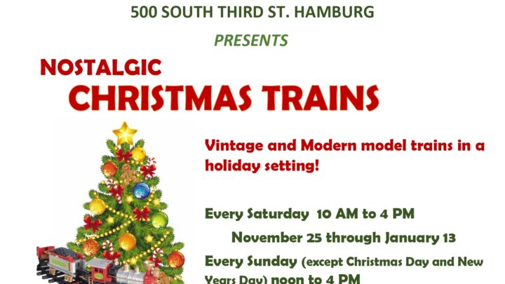 Reading Railroad Heritage Museum Christmas Trains flier